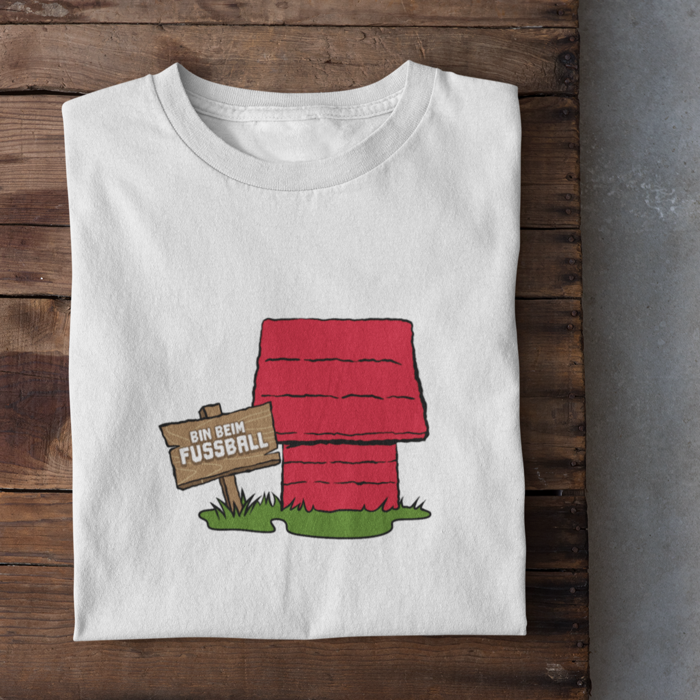 Bin beim Fussball - Shirt