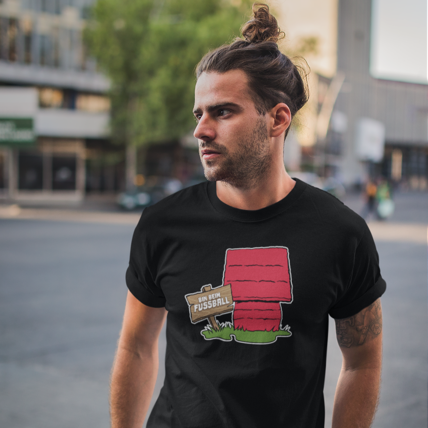 Bin beim Fussball - Shirt