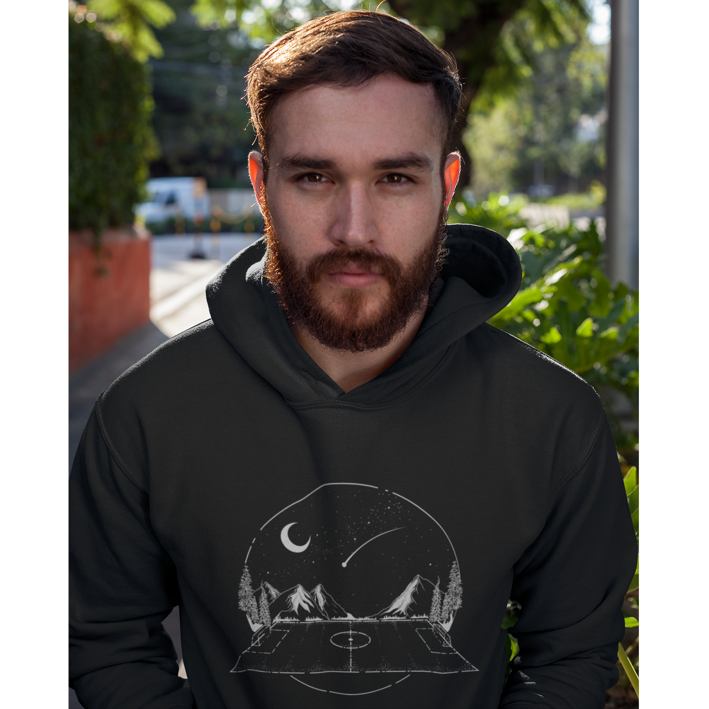 Fussball bei Nacht - Hoodie