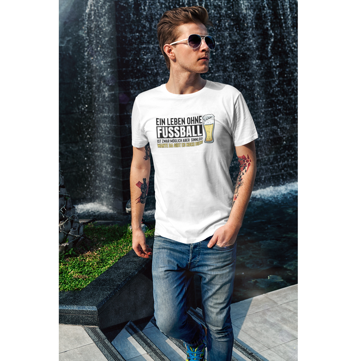 Leben ohne Fussball - Shirt