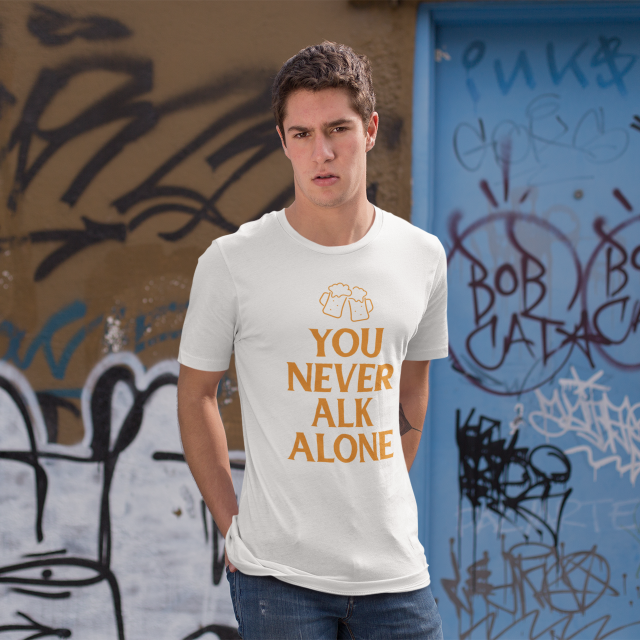 Never Alk Alone - Shirt