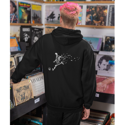 Fussball im Wind - Hoodie