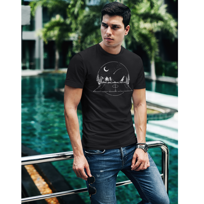 Fussballfeld bei Nacht - Shirt